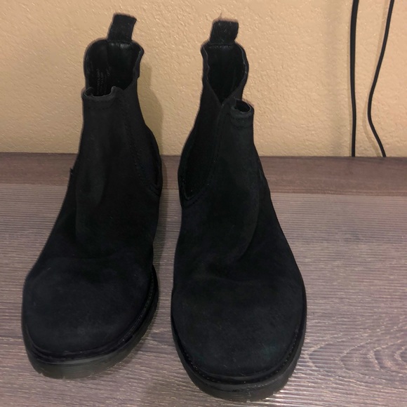 River Island Suede Transparent Sole Boots - Picture 2 of 15